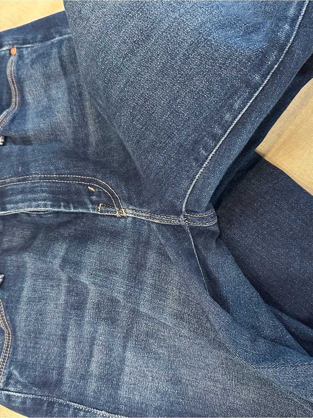 MOTHER Women's Flare Jeans in Medium Blue Denim - Picture 5 of 7